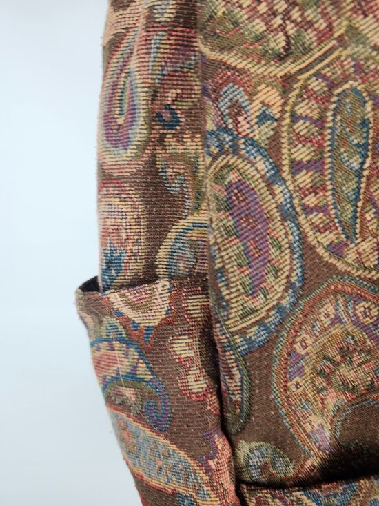 LL Bean Vintage 90s AmeriBag Healthy Back Bag - Paisley main image 11